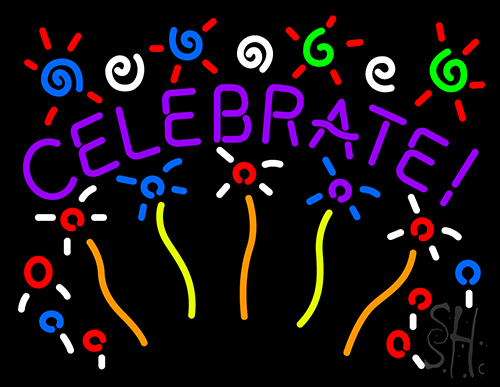 Celebrate Neon Sign