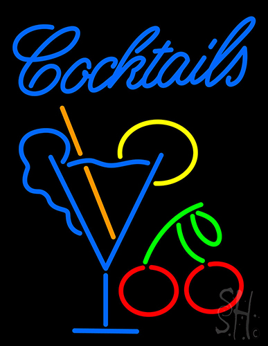 Cocktails Neon Sign