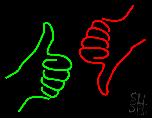 Disagreement Neon Sign