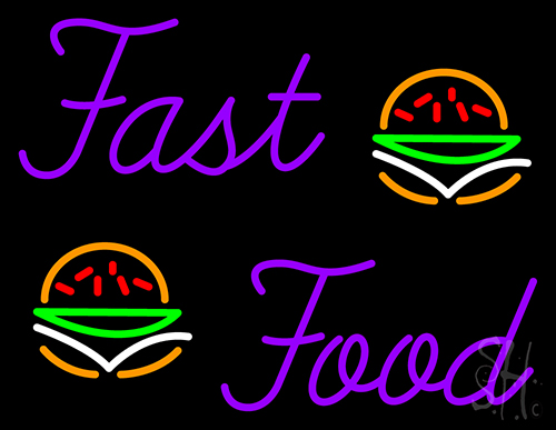 Fast Food Neon Sign