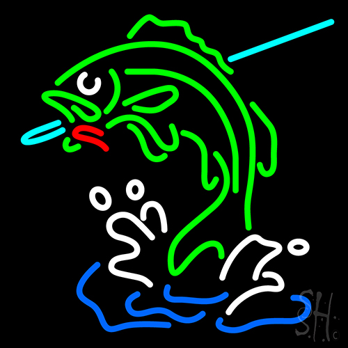 Fish Logo Neon Sign