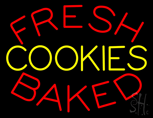 Fresh Baked Cookies Neon Sign