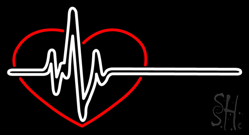 Heart Rate Neon Sign