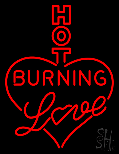 Hot Burning Neon Sign