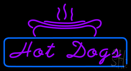 Hot Dogs Neon Sign