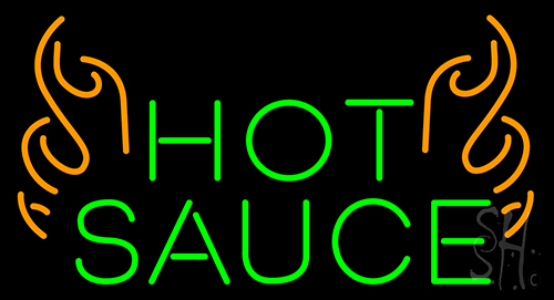 Hot Sauce Neon Sign