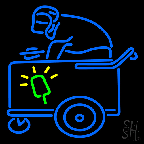 Ice Cream Man Neon Sign