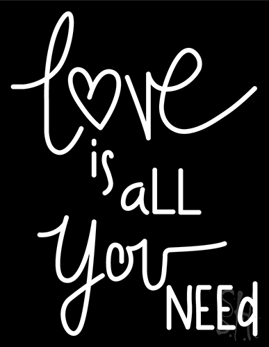 Love Is All You Neon Sign