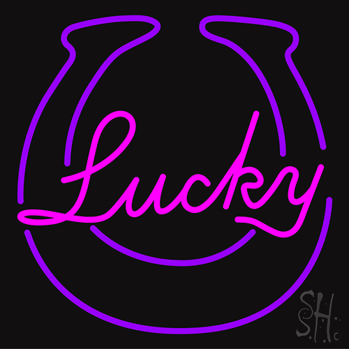 Lucky Neon Sign