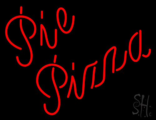 Pie Pizza Neon Sign