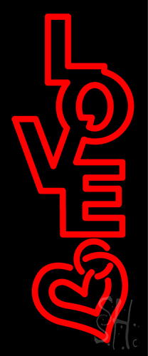 Red Love Neon Sign