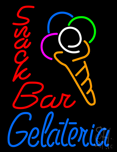 Snack Bar Neon Sign