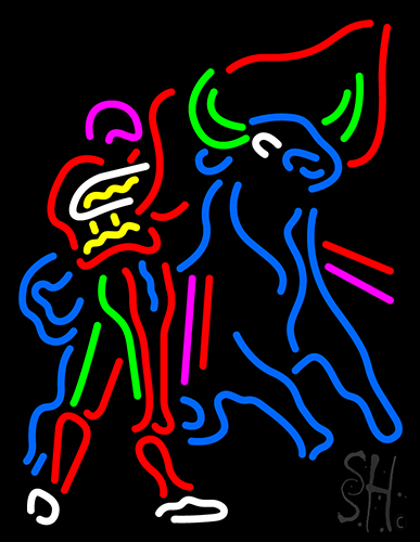 Spanish Bullfighter Neon Sign