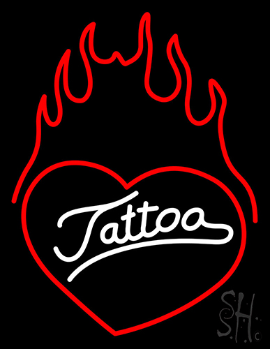 Tattoo Heart Neon Sign