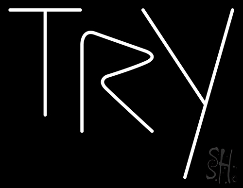 Try Neon Sign