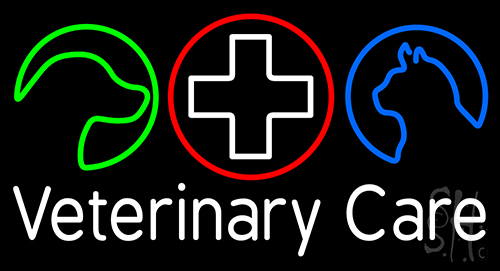 Veterinary Care Neon Sign