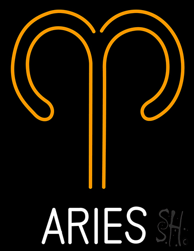 Aries Icon Neon Sign