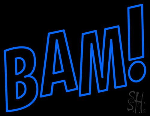 Bam Neon Sign
