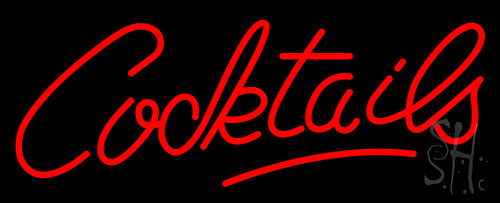 Cocktails Neon Sign