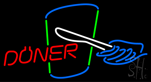 Doner With Logo Neon Sign
