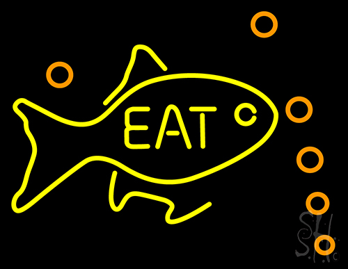 Eat Fish Neon Sign