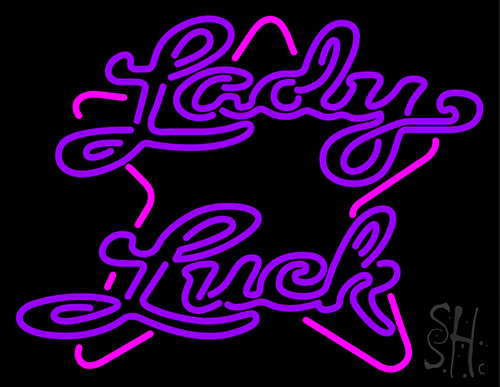 Lady Luck Neon Sign