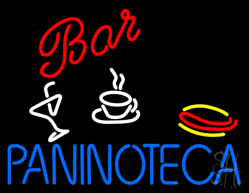 Paninoteca Bar Italian Bar Neon Sign
