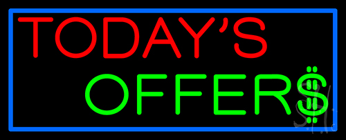 Today S Offers Neon Sign