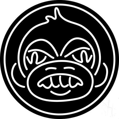 Angry Monkey Neon Sign