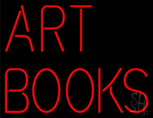 Art Books Neon Sign