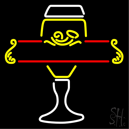 Beer Glass With Design Neon Sign