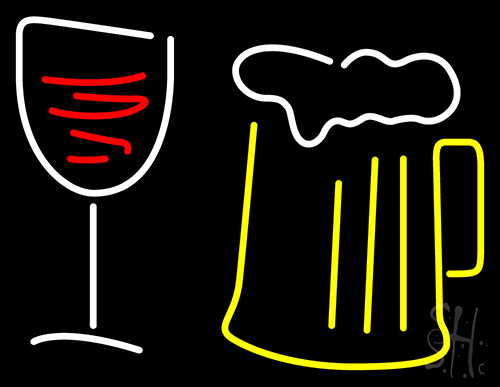 Beer Mug Glass Neon Sign
