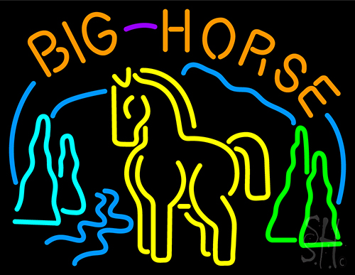 Big Horse Neon Sign