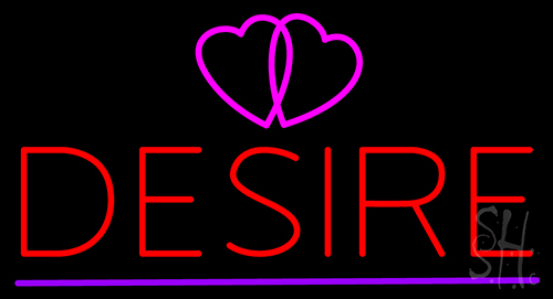 Desire Neon Sign