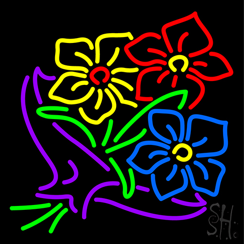 Flower Bouquet Neon Sign