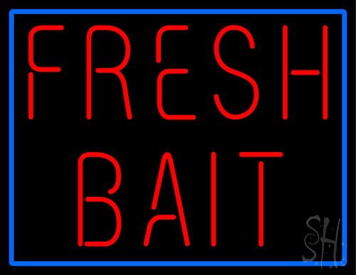 Fresh Bait Neon Sign