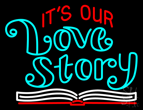 Its Love Story Neon Sign
