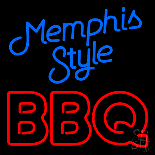 Memphis Style Bbq Neon Sign
