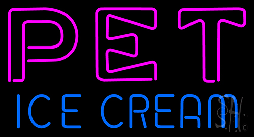 Pet Ice Cream Neon Sign