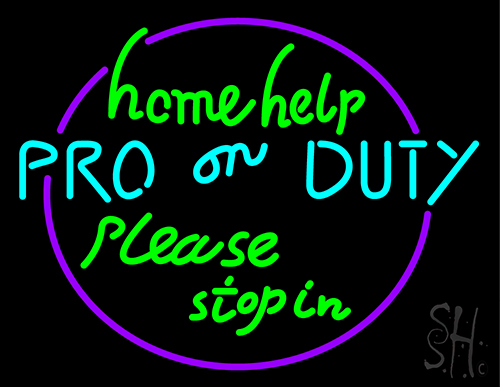 Pro On Duty Neon Sign