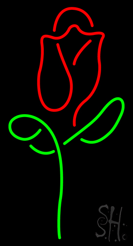 Red Rose Neon Sign