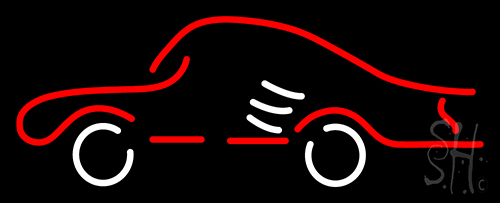Spot Car Neon Sign