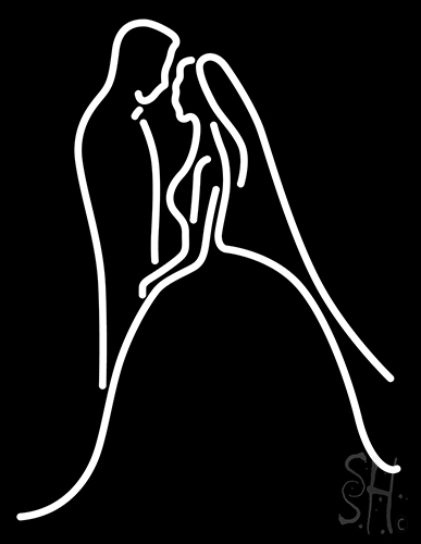 Wedding Dress Neon Sign