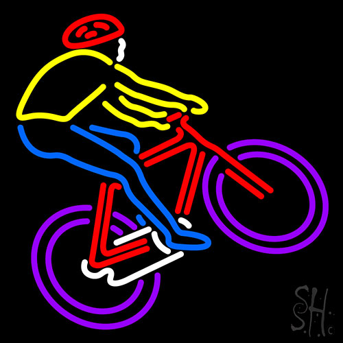 Bicycle Racer Neon Sign