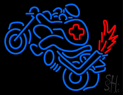 Bullet Rider Medical Neon Sign