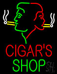 Cigars Shop With Logo Neon Sign