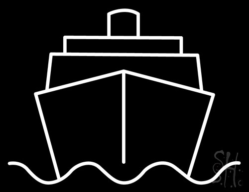 Cruises Ship Neon Sign