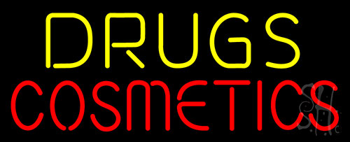 Drugs Cosmetics Neon Sign