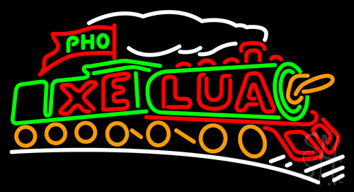 Electric Light Train Neon Sign