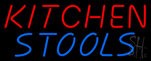 Kitchen Stools Neon Sign
